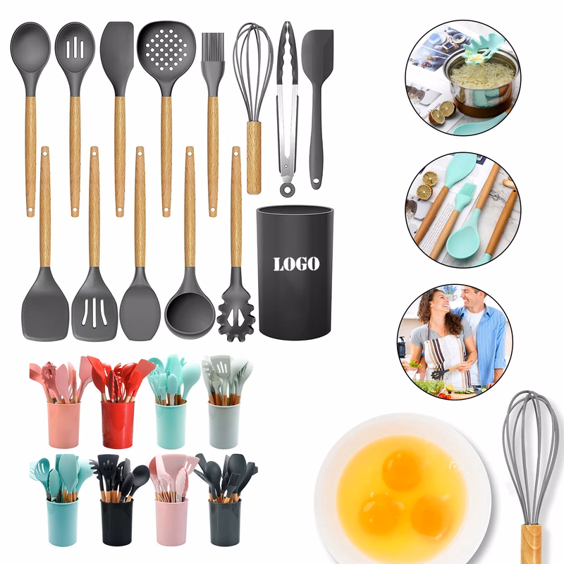 12pcs Silicone Cooking Utensils Set