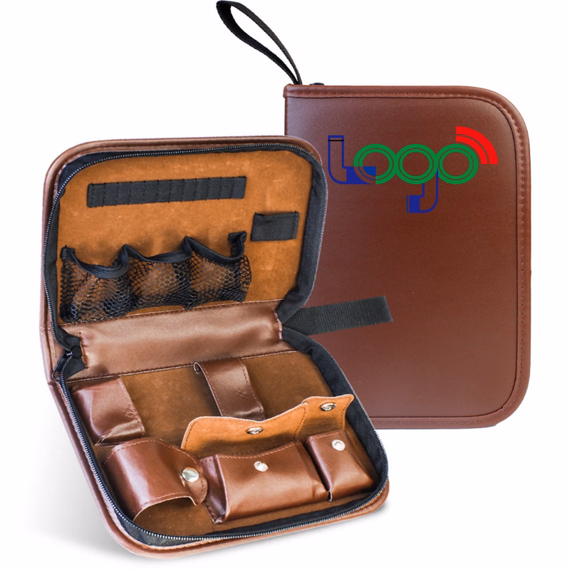 Premium Leather Golf Accessory Bag