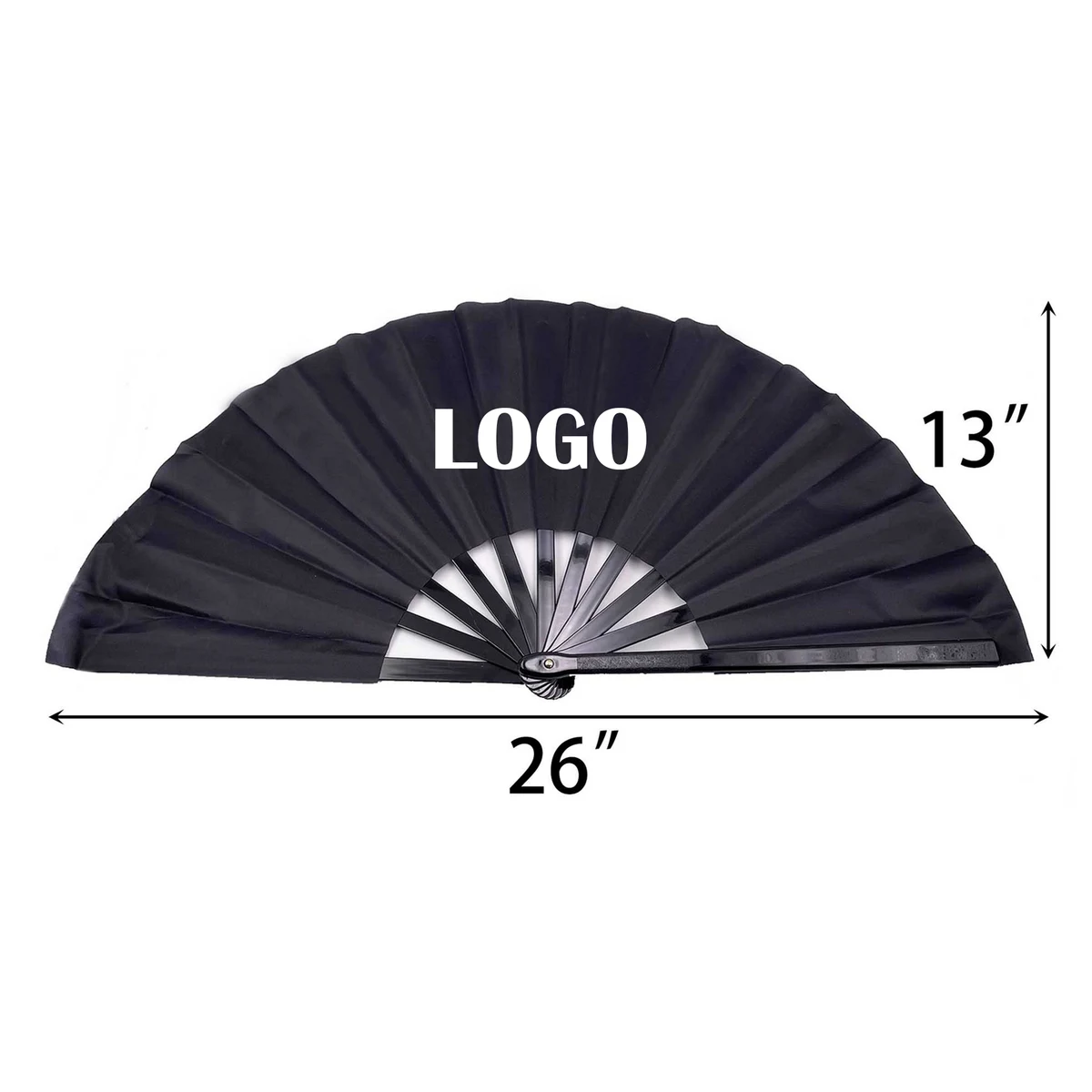 13" Large Folding Hand Fan 1