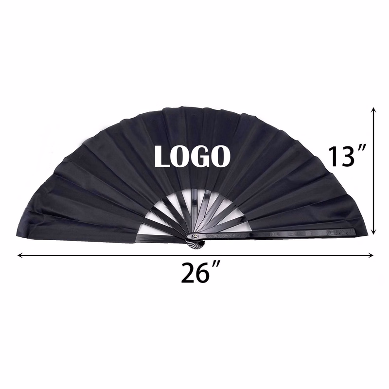 13" Large Folding Hand Fan