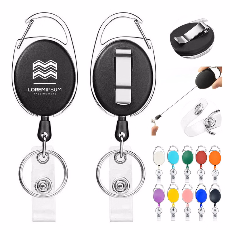 ABS Plastic Retractable Keychain