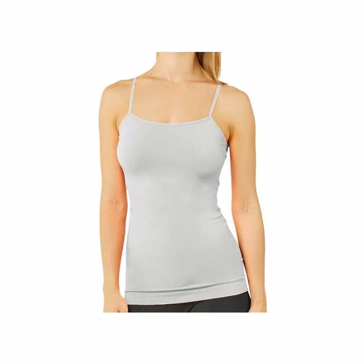 Women's Camisoles - Light Gray Poly One Size Fits Most