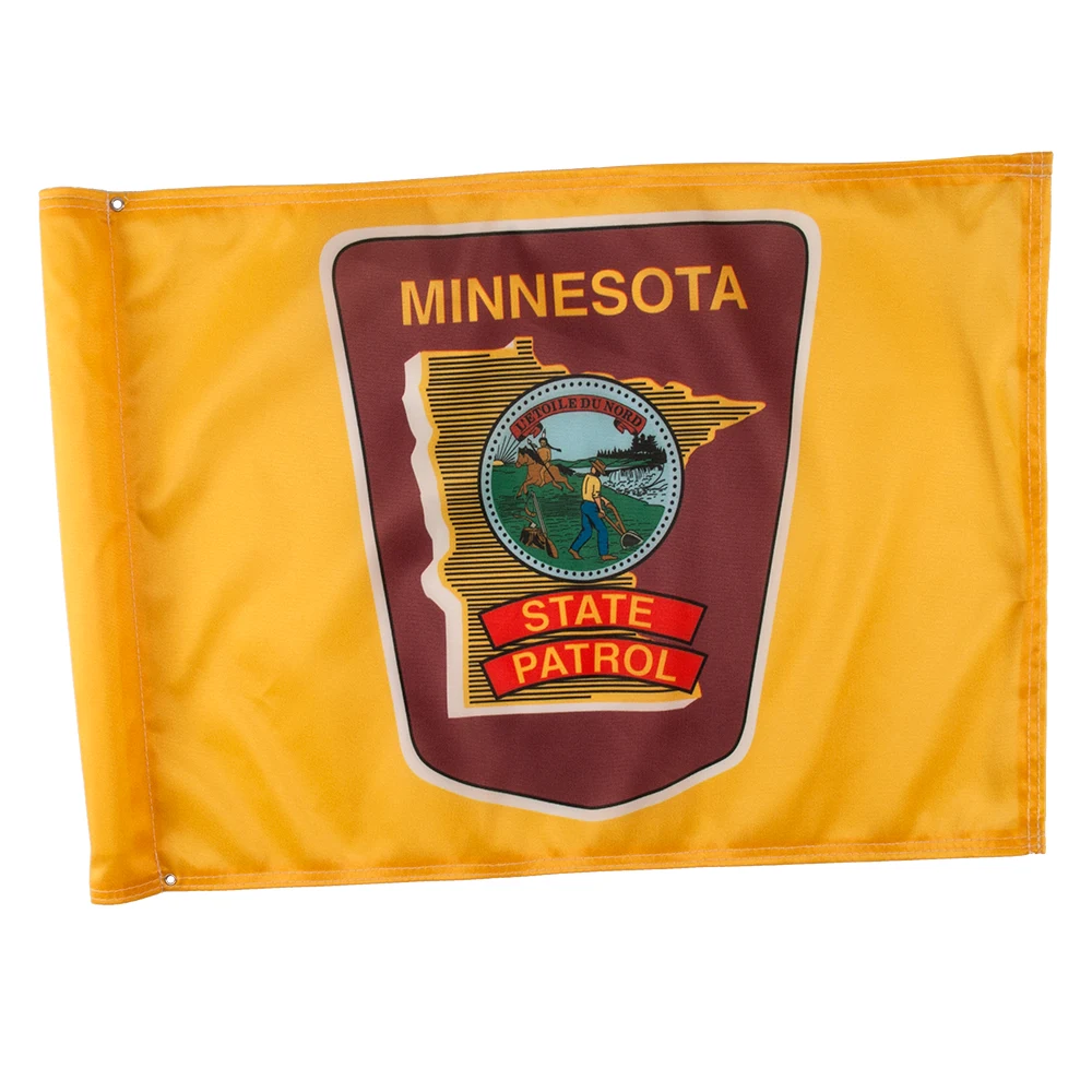 14" x 20" Full Color Golf Flag, 2 ply 1