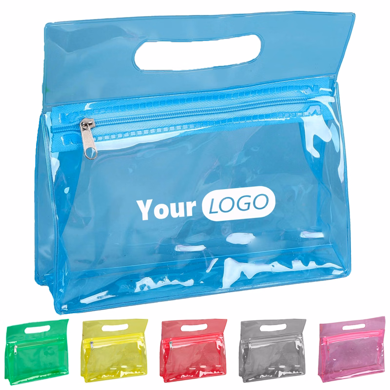 Pvc Transparent Handheld Wash Bag