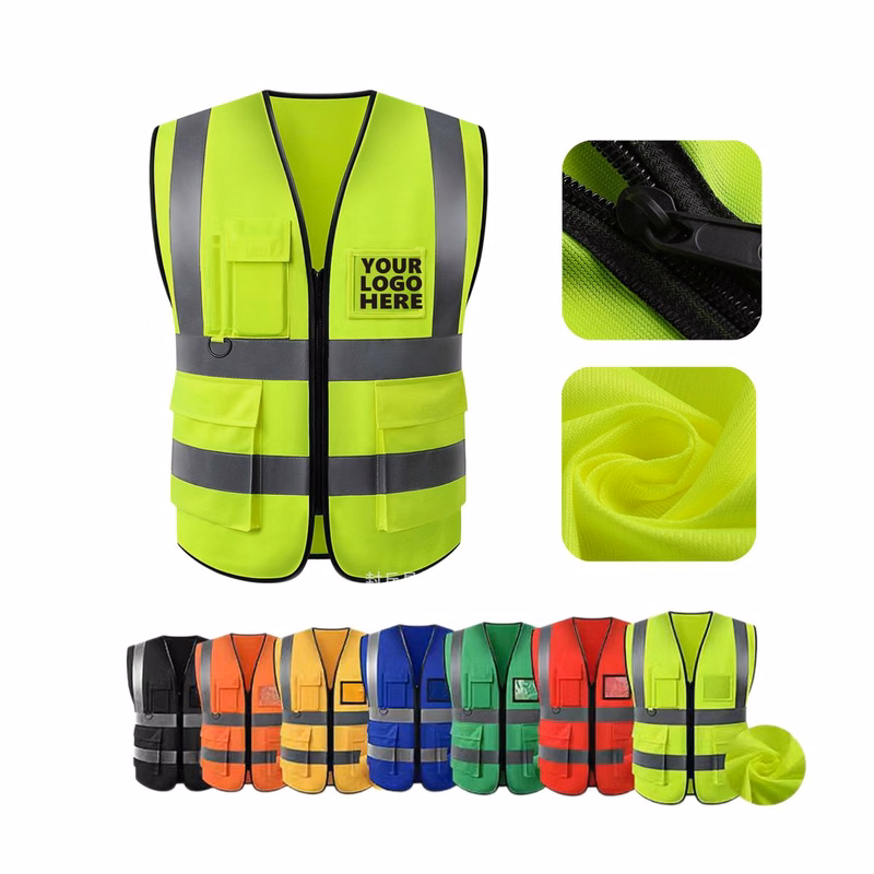 High-Visibility Safety Vest for Work & Construction