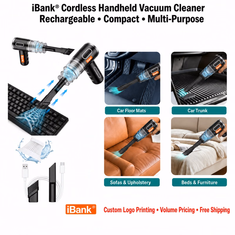 iBank ® Cordless Air Duster & Vacuum Cleaner with Rechargeable Battery