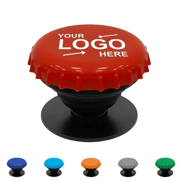 Custom Tall Adhesive Phone Holder Socket — Flexible Desktop Stand Accessory 1