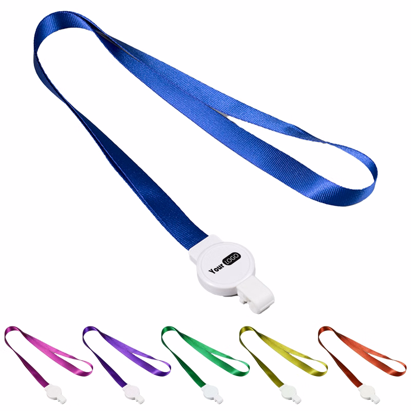 Plastic Practical Logo Retractable Lanyard