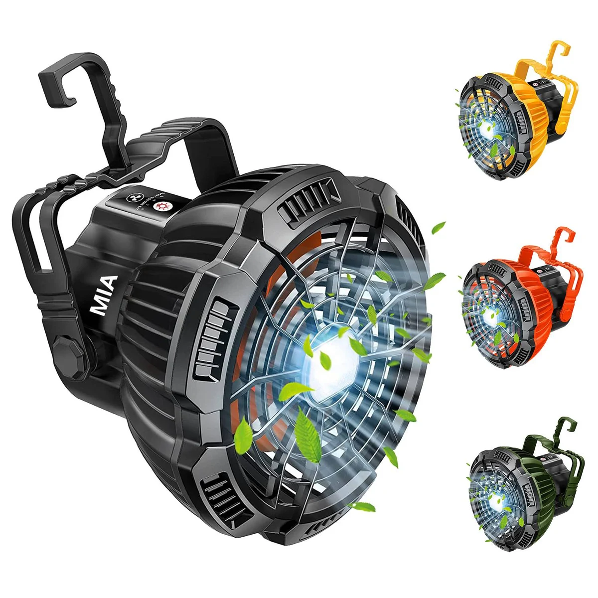 USB Charging Remote Control Fan With Light 1