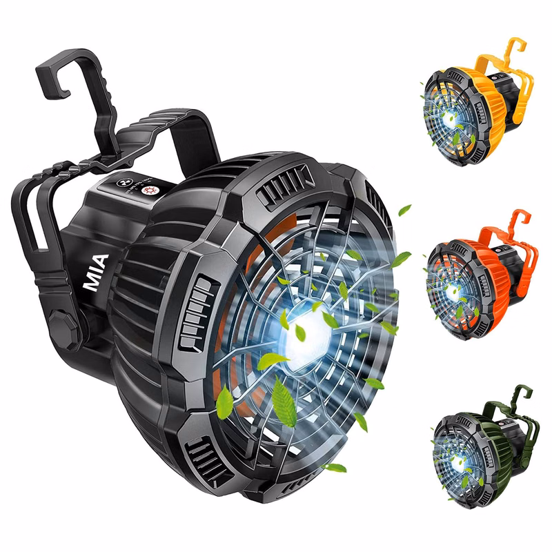 USB Charging Remote Control Fan With Light