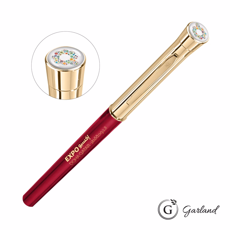 Garland® Monogram Custom Empire Felt Tip Pen - Gold Accent