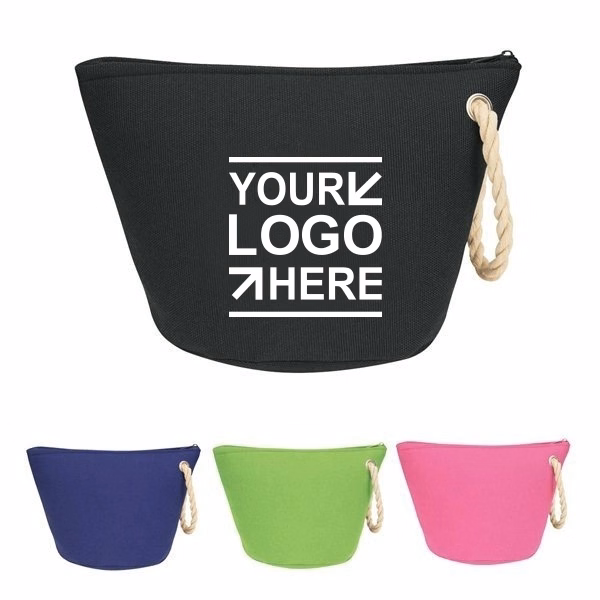 Promotional Cosmetic Bag with Rope Strap