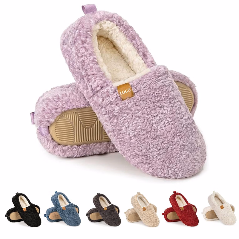Women's Soft Curly Full Slippers