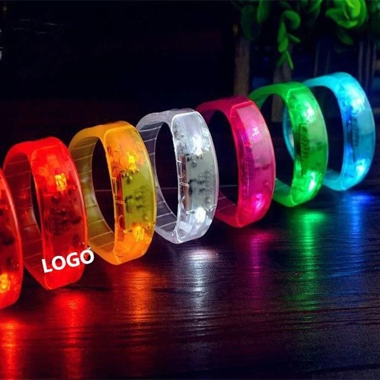 Voice Sound Controlled LED Flash Light Bracelet 1