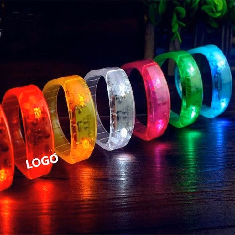 Voice Sound Controlled LED Flash Light Bracelet