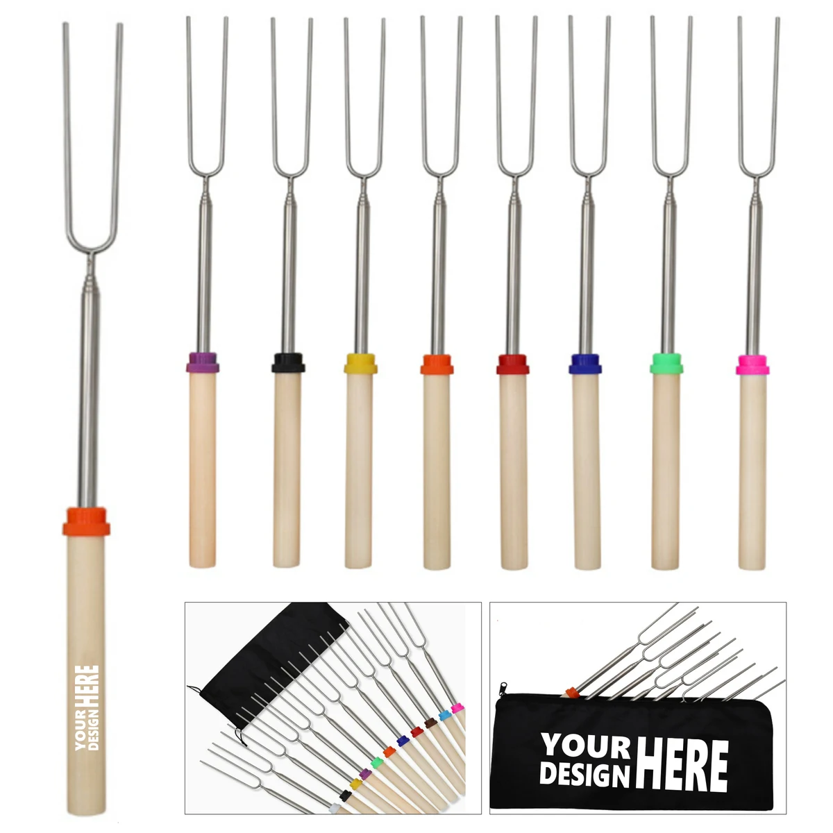 Telescopic Extending Roaster Sticks 1