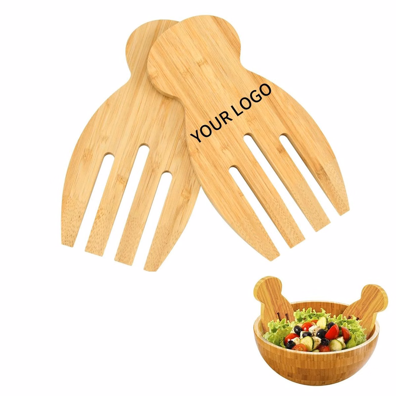 Bamboo Eco Friendly Salad Utensil