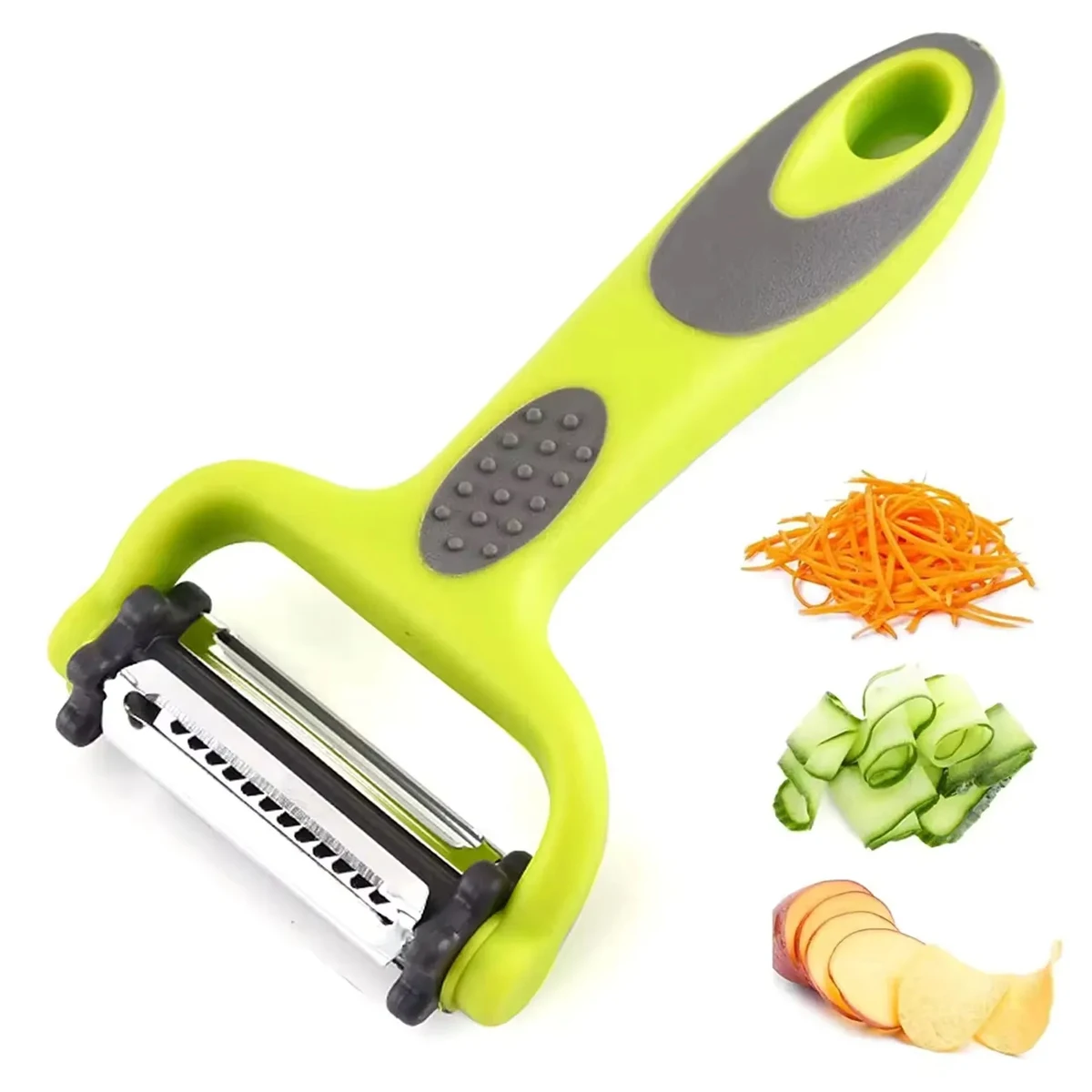3 in 1 Blade Spin Design With Julienne Peeler 1