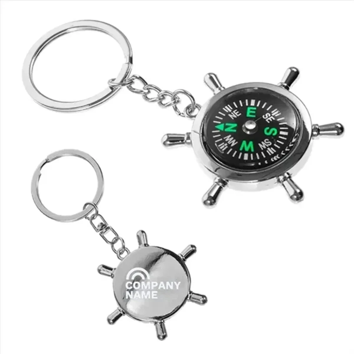 Mini Compass Keychain 1