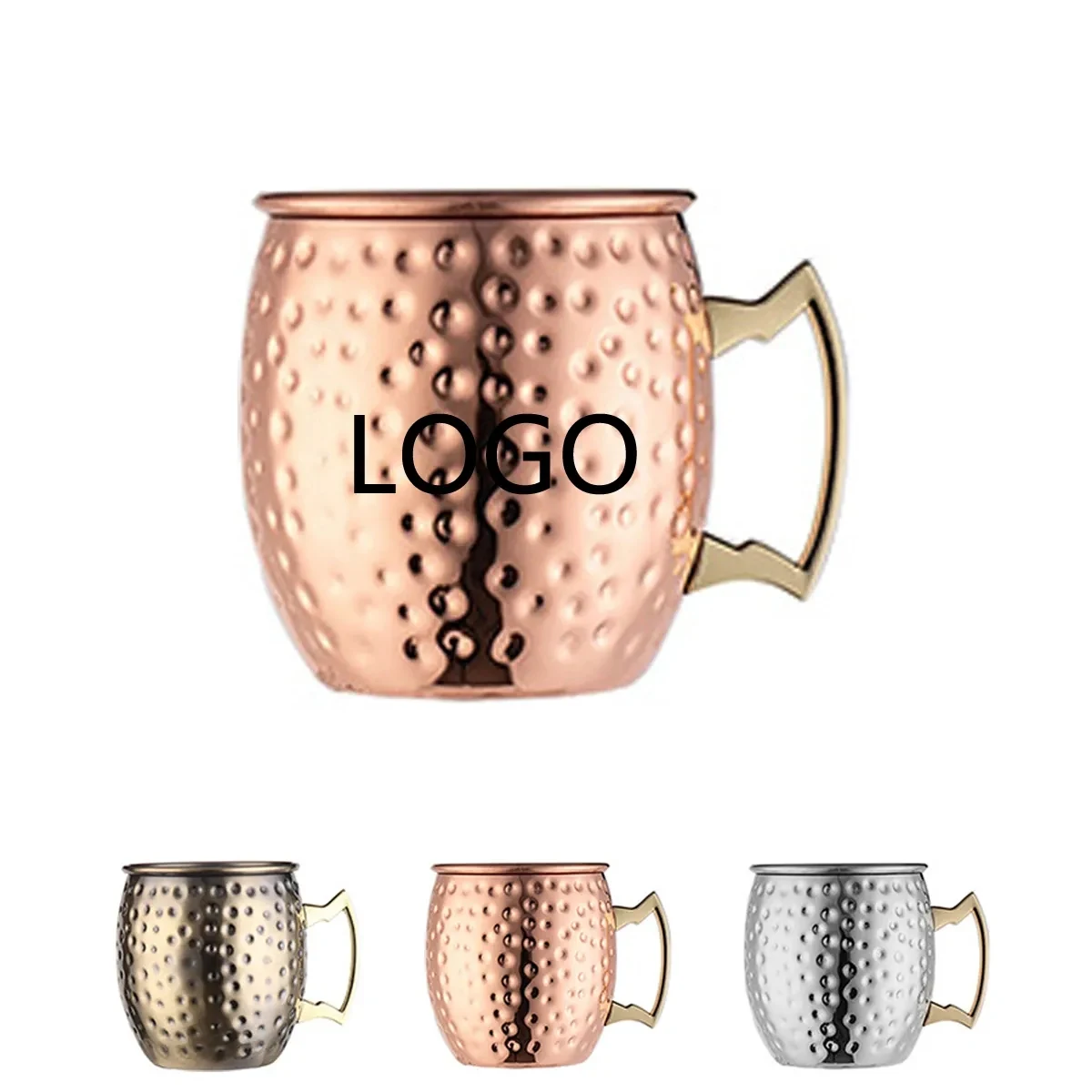 Stainless Steel Moscow Mule Copper Plated Mugs 1