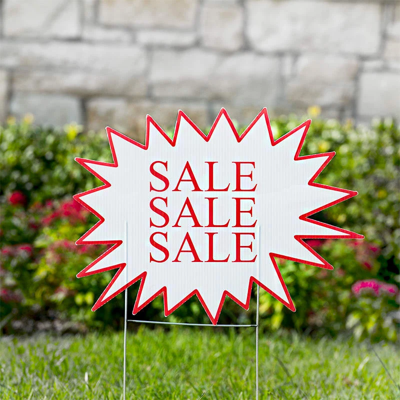 Star Burst Yard Signs 1