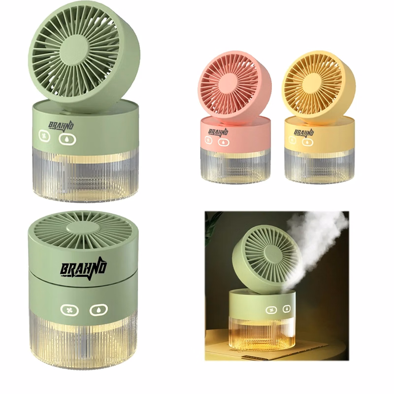 Desktop Mini Humidifier Usb Rechargeable Fan