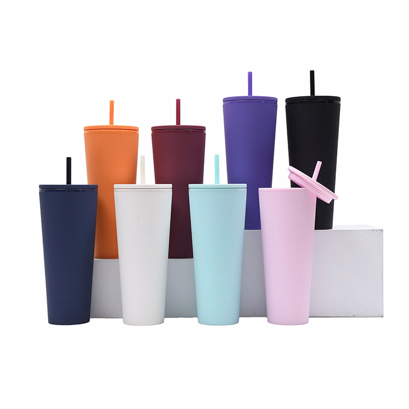 26oz Double layer Straw Tumbler
