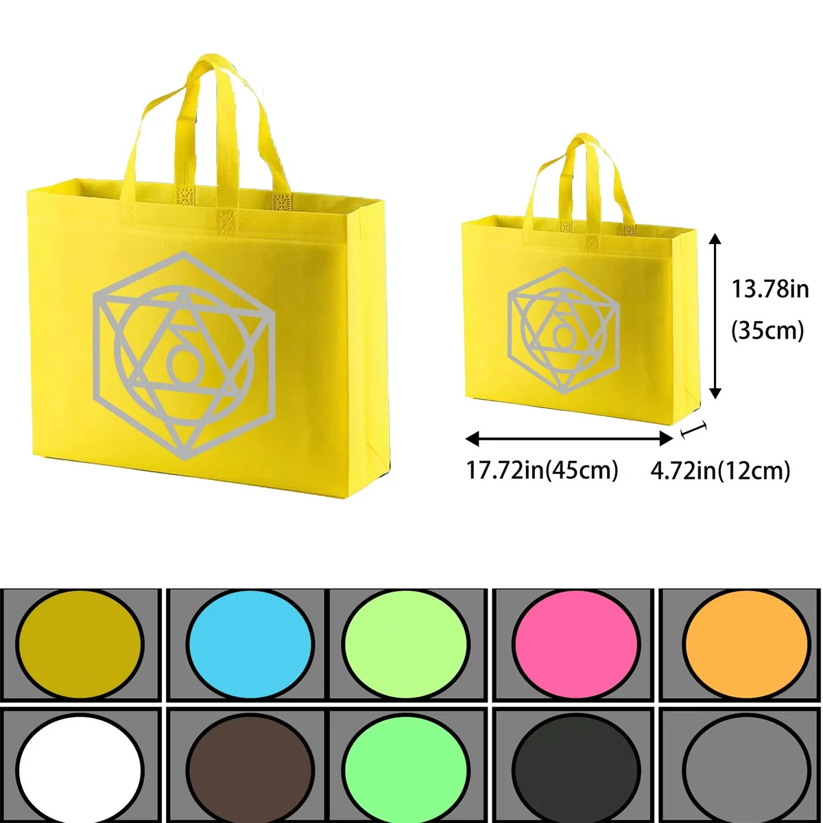 Large size 70 Gram Non-woven Horizontal Handbag 1