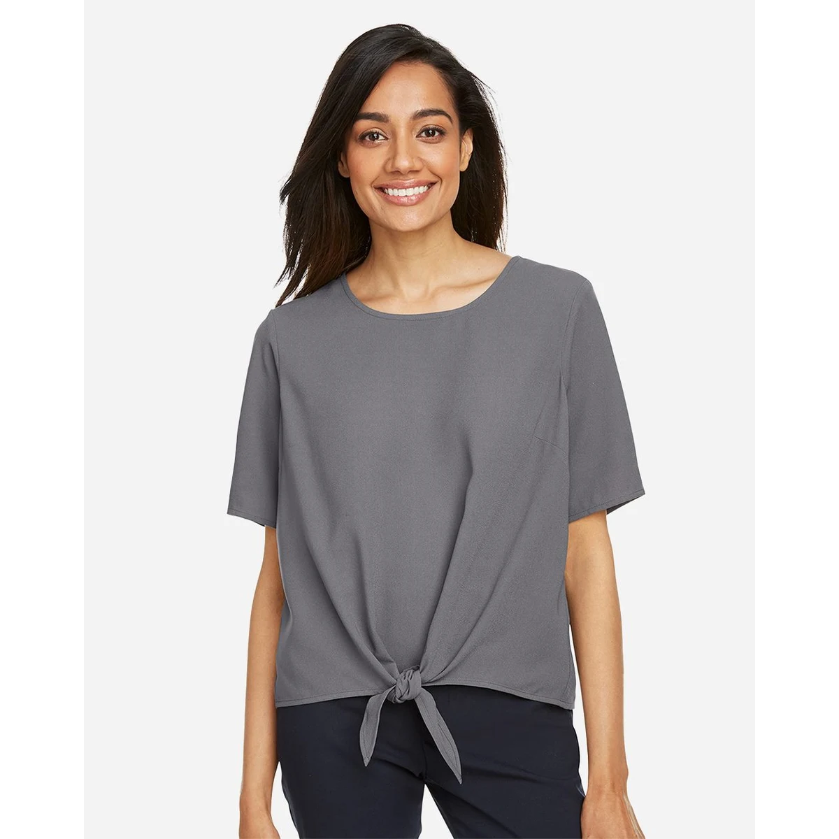 Women's Perfect Fit™ Tie Front Blouse - DP617W 1