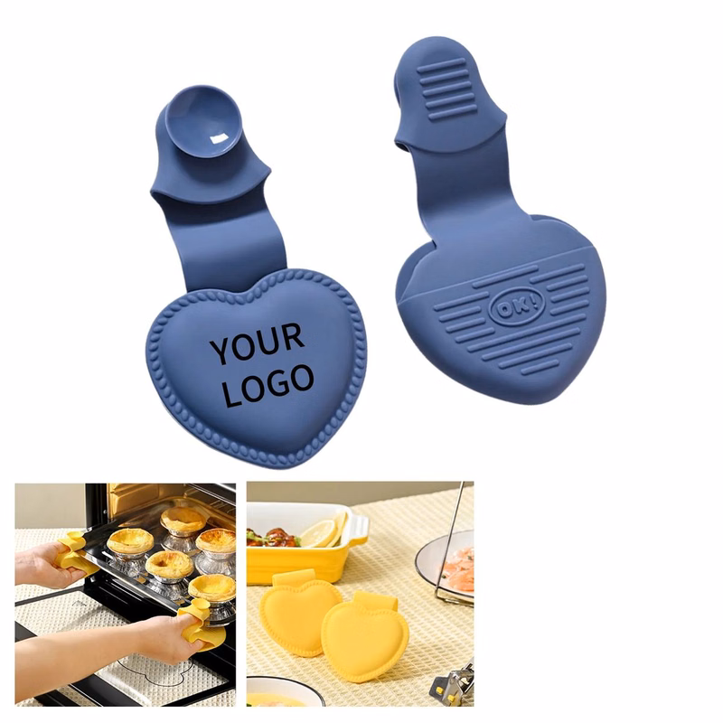 Durable Silicone Oven Mitts with Suction Storage