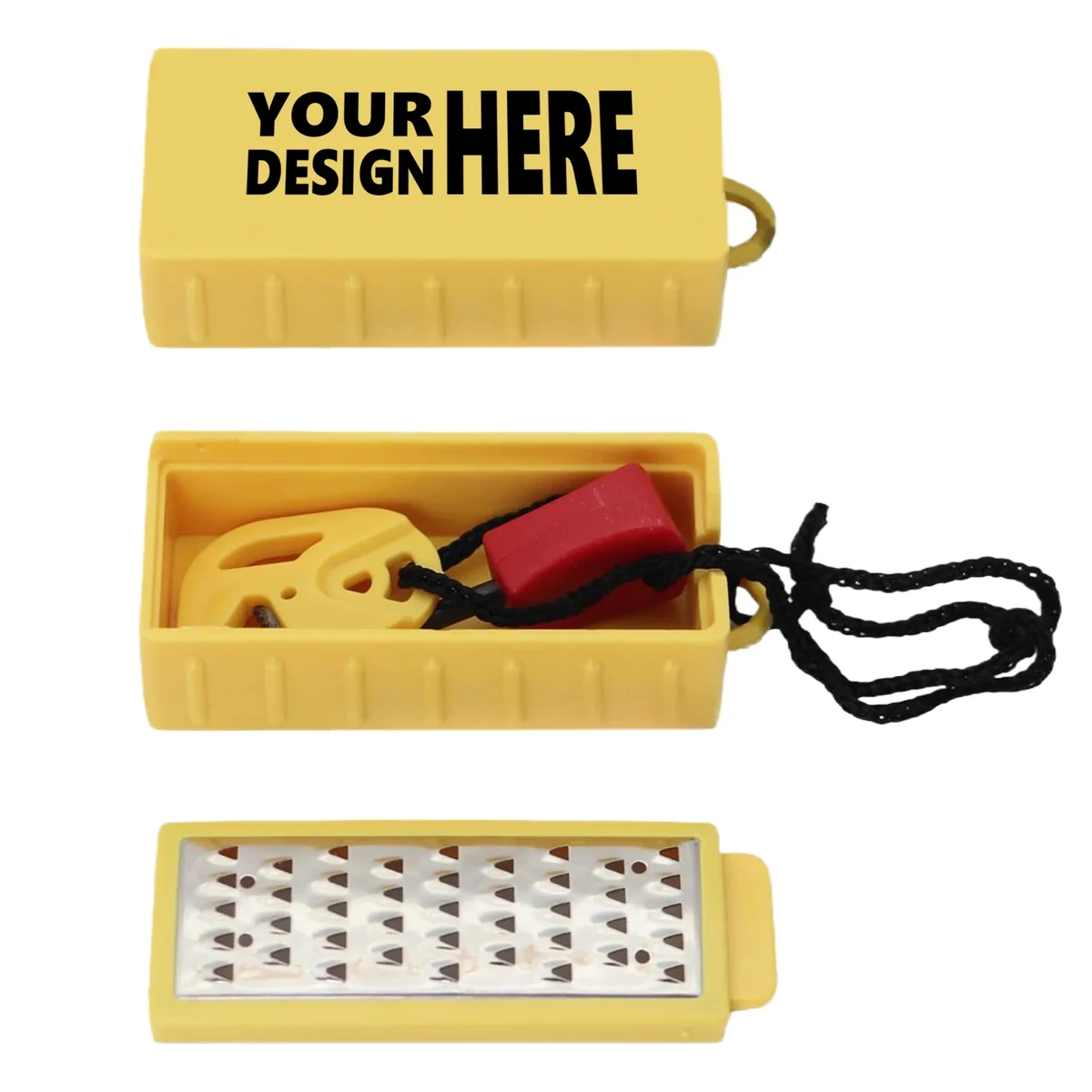 Ferro Rod Fire Starter With Integrated Shaving Scraper 1