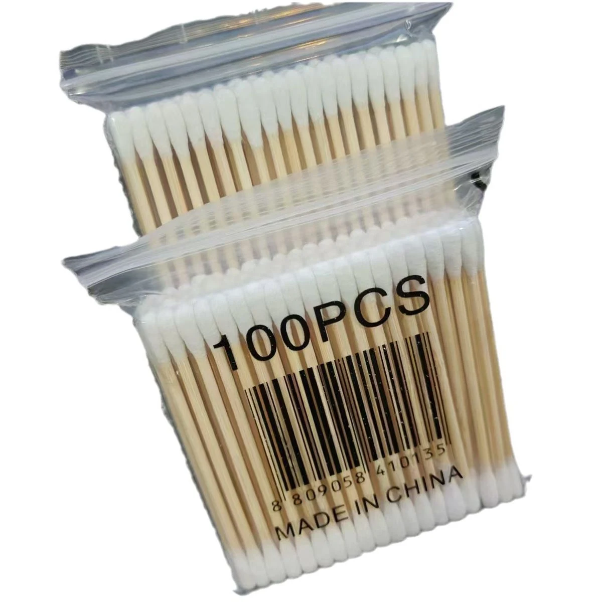 Disposable Double-Tipped Cotton Swabs (80/100pcs/Bag) 1