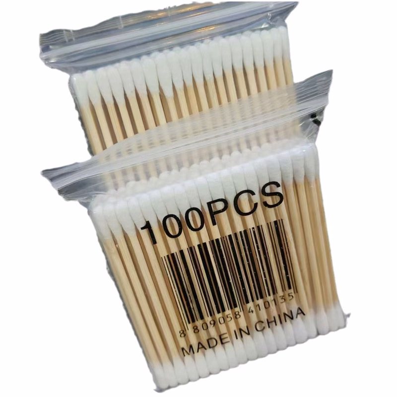 Disposable Double-Tipped Cotton Swabs (80/100pcs/Bag)