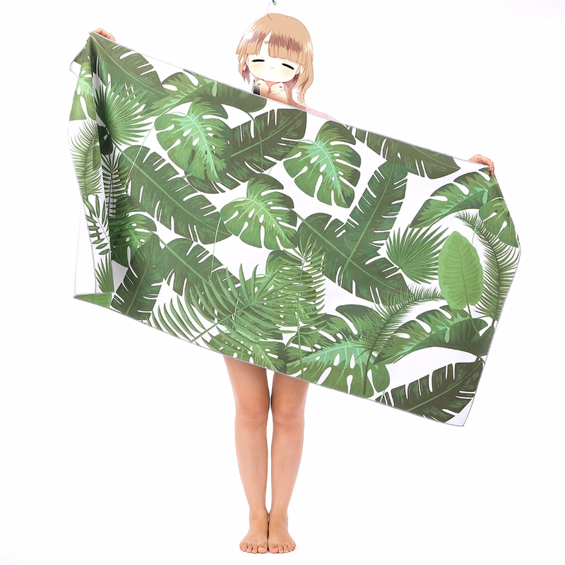 Full color print 59'' x 29'' 340g beach towel