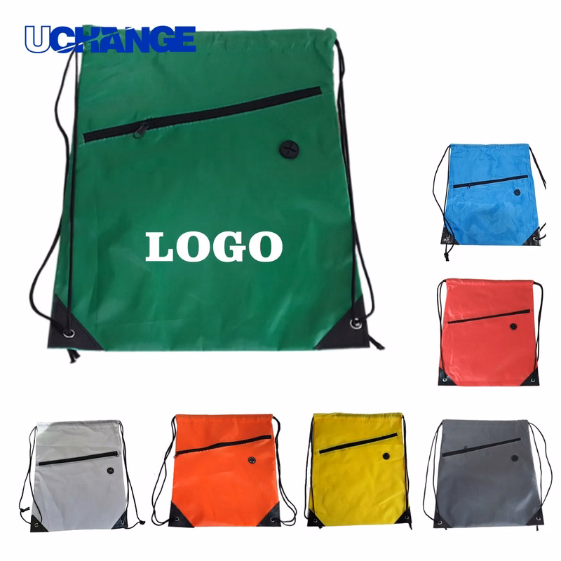 Drawstring Bag with Headphone Port