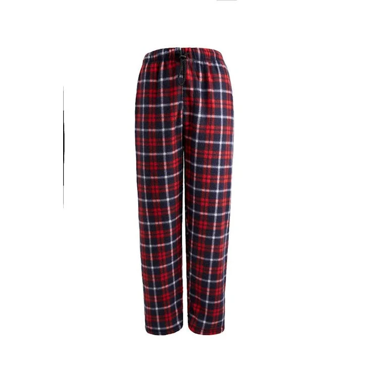 Men's Polar Fleece Pajama Pants - Size S-2XL Red 1