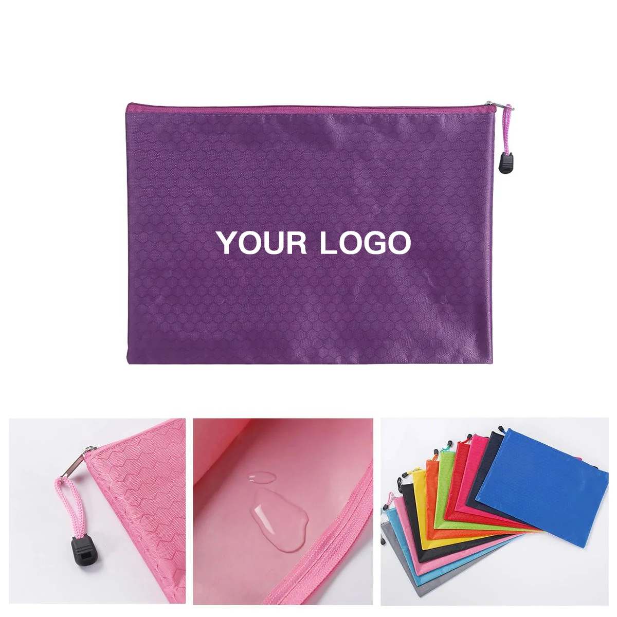 13in Oxford File Pouch with Zipper 1
