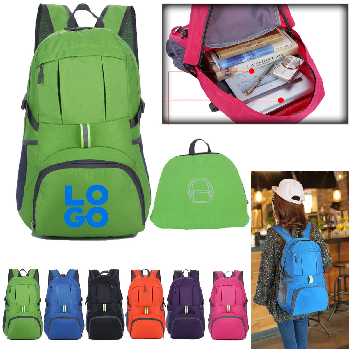 50L Waterproof Hiking Camping Backpack 1