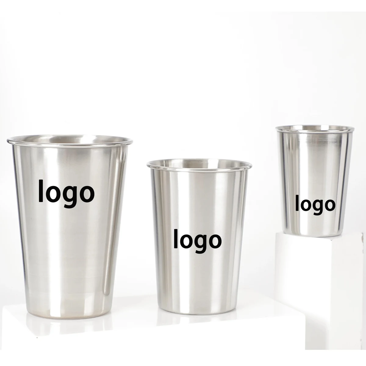 Simple Stainless Steel Pint Cup 1