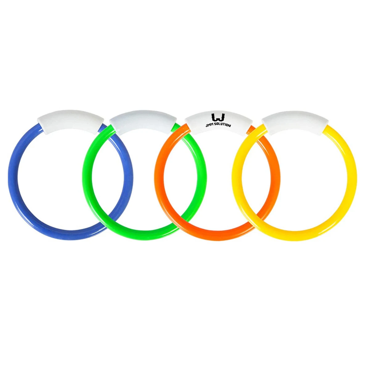 4 PCS Plastic Summer Swimming Pool Dive Rings Training Toy 1
