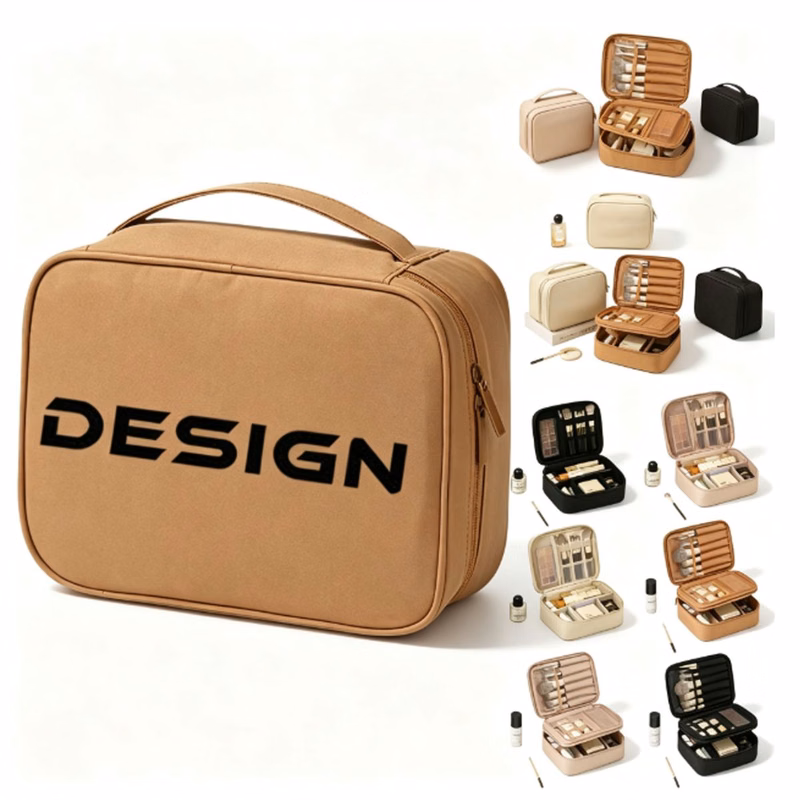 Oxford Cloth Hand-Held Makeup Bag