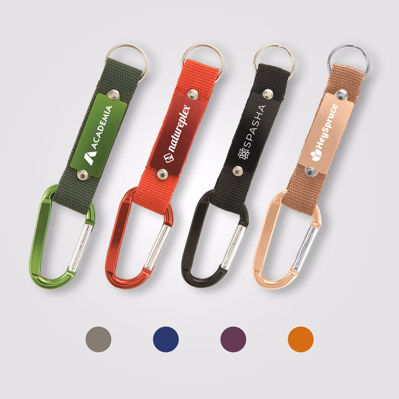 Strap Happy Carabiner Keychain