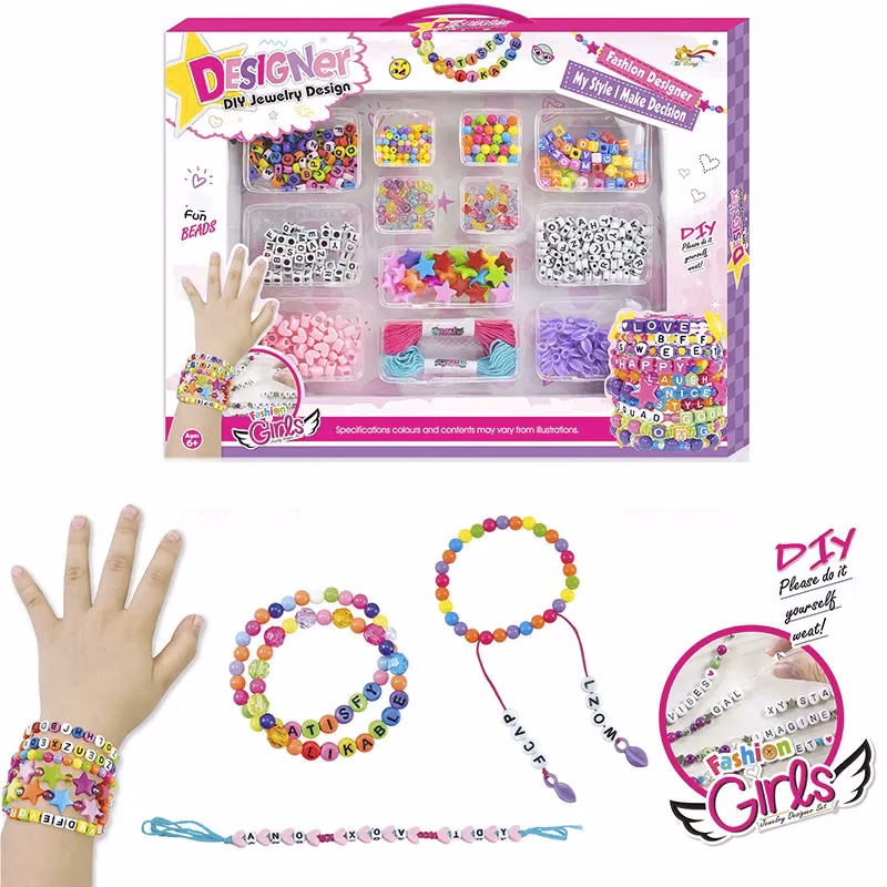 Girls Kids DIY Beading Toys