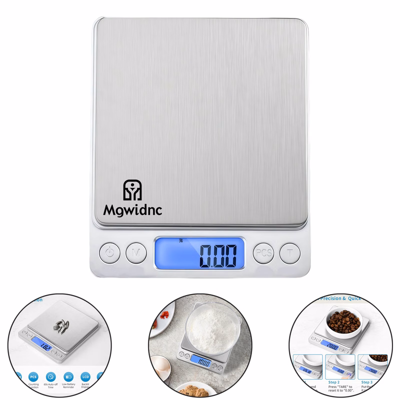 500g High Precision Jewelry Scale Mini Pocket Electronic Scale Portable Kitchen Food Scale 0.01g
