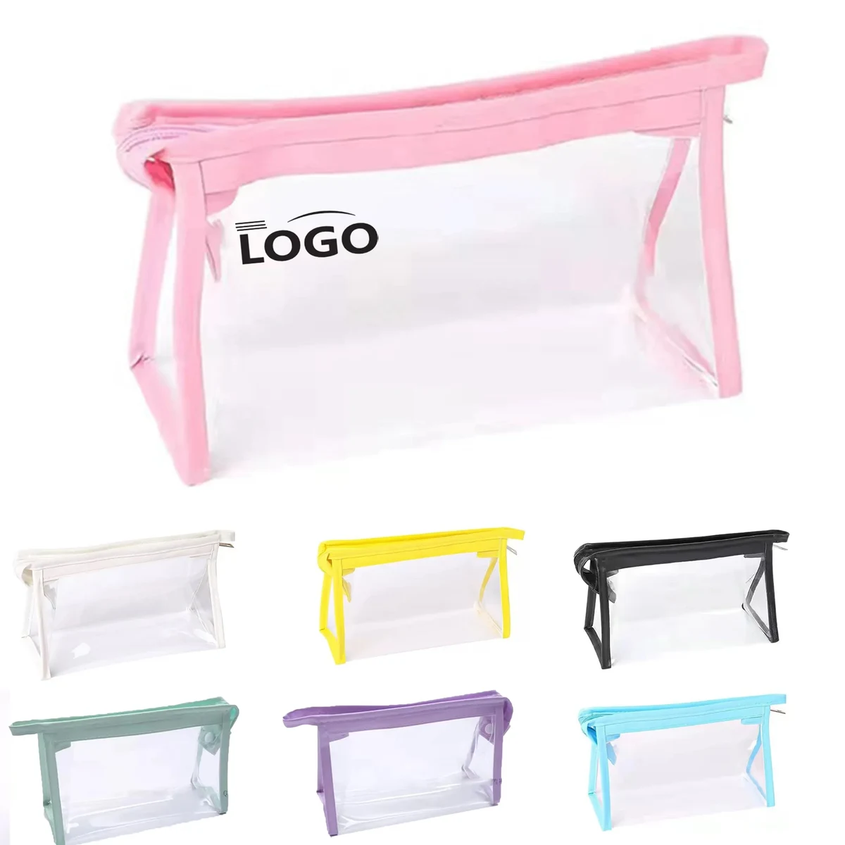 TPU Transparent Large Capacity Pen Makeup Bag 1