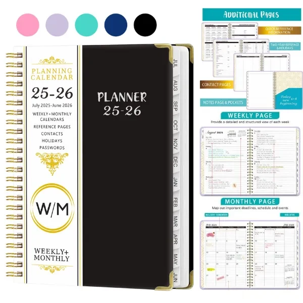 2025-2026 Weekly and Monthly Planner 1