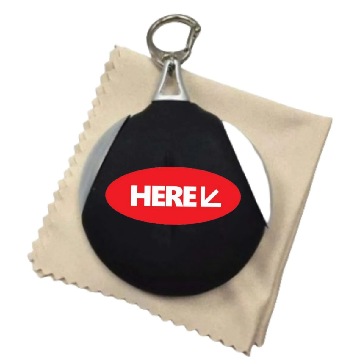 Budget Pocket Microfiber Lens Cloth Key Chain 1
