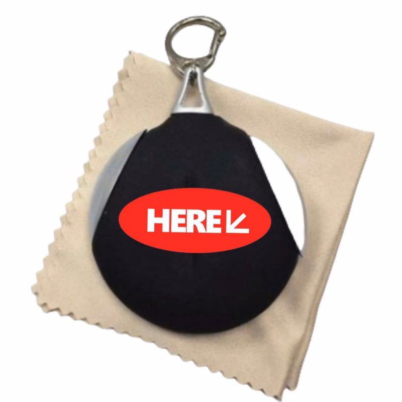 Budget Pocket Microfiber Lens Cloth Key Chain