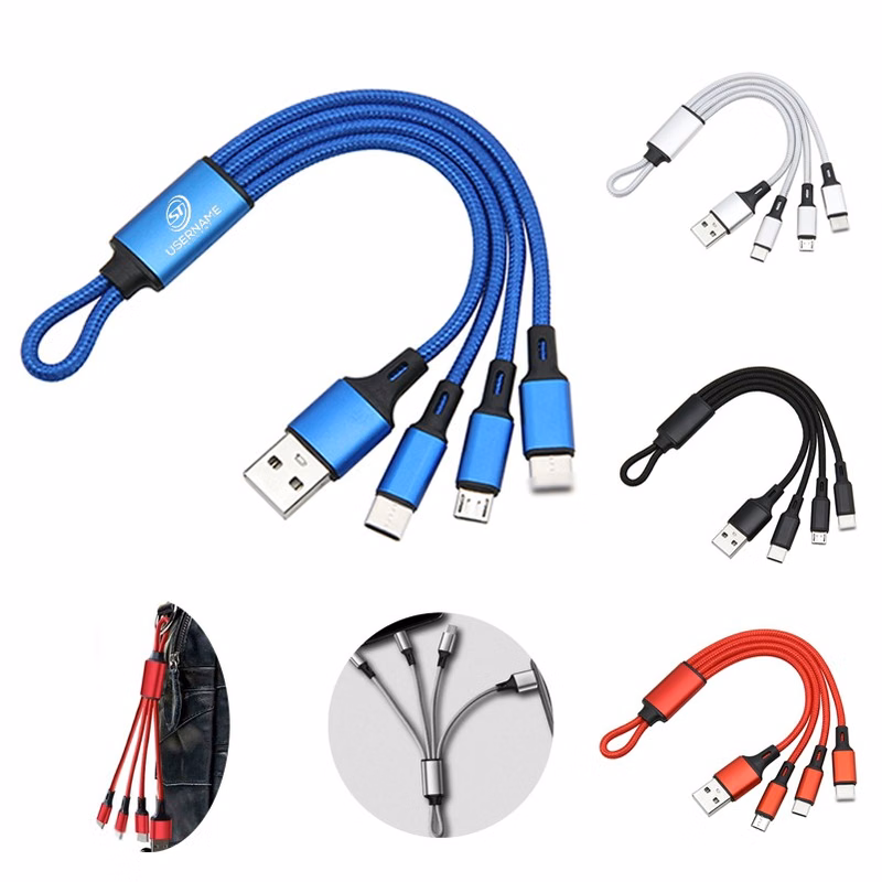 4" 1 Keychain Usb Cable