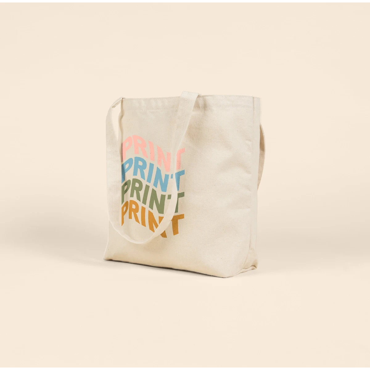 Daily Grind - Natural Canvas, custom tote bag with logo imprint 1